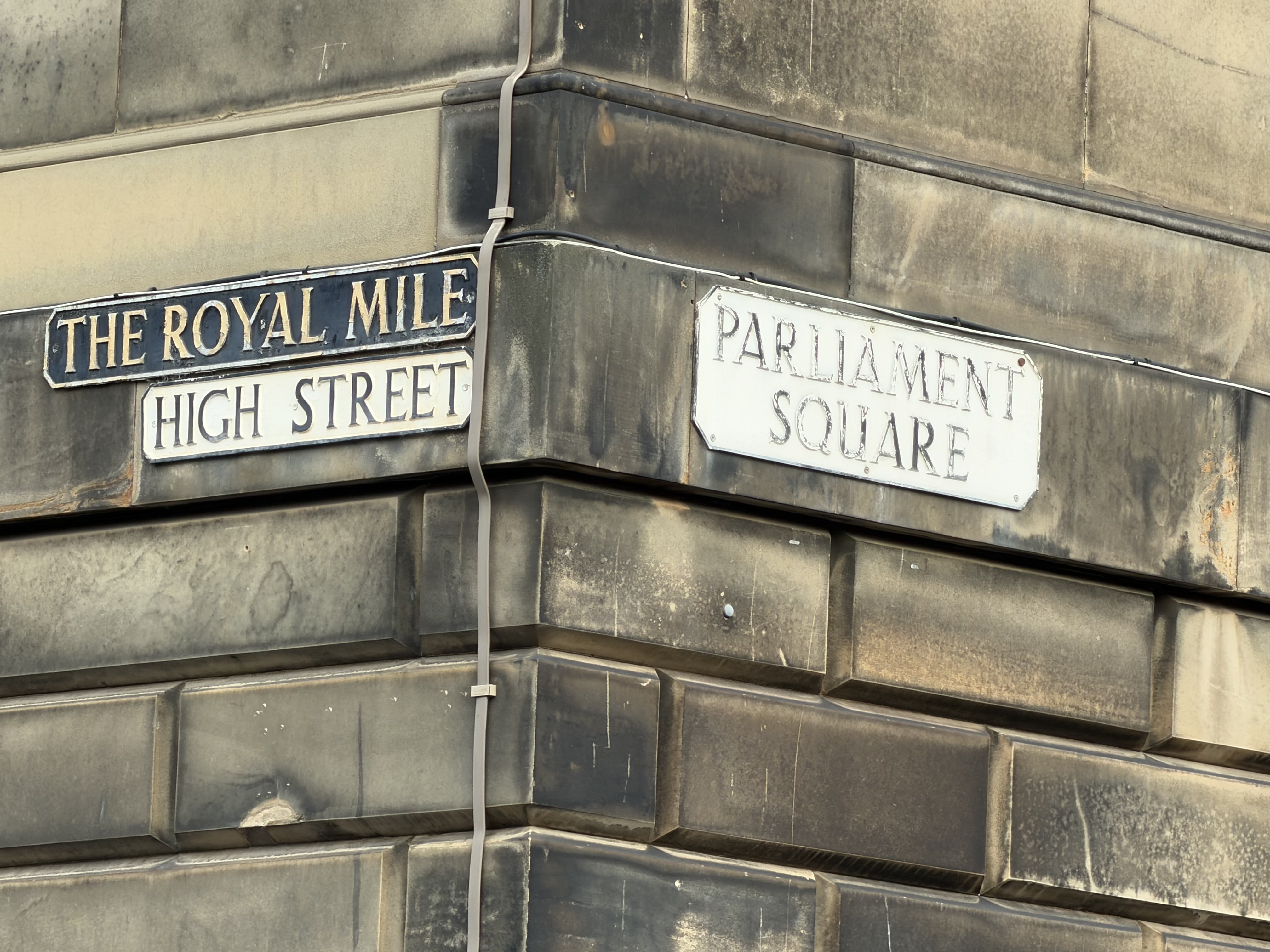 The Royal Mile was interesting! 