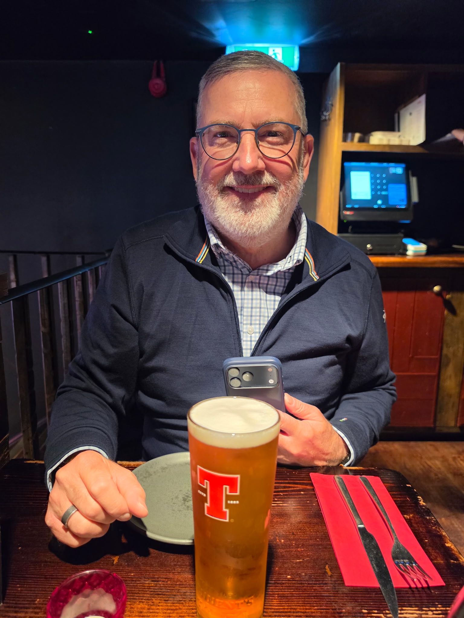 One last Tennent’s before leaving Scotland