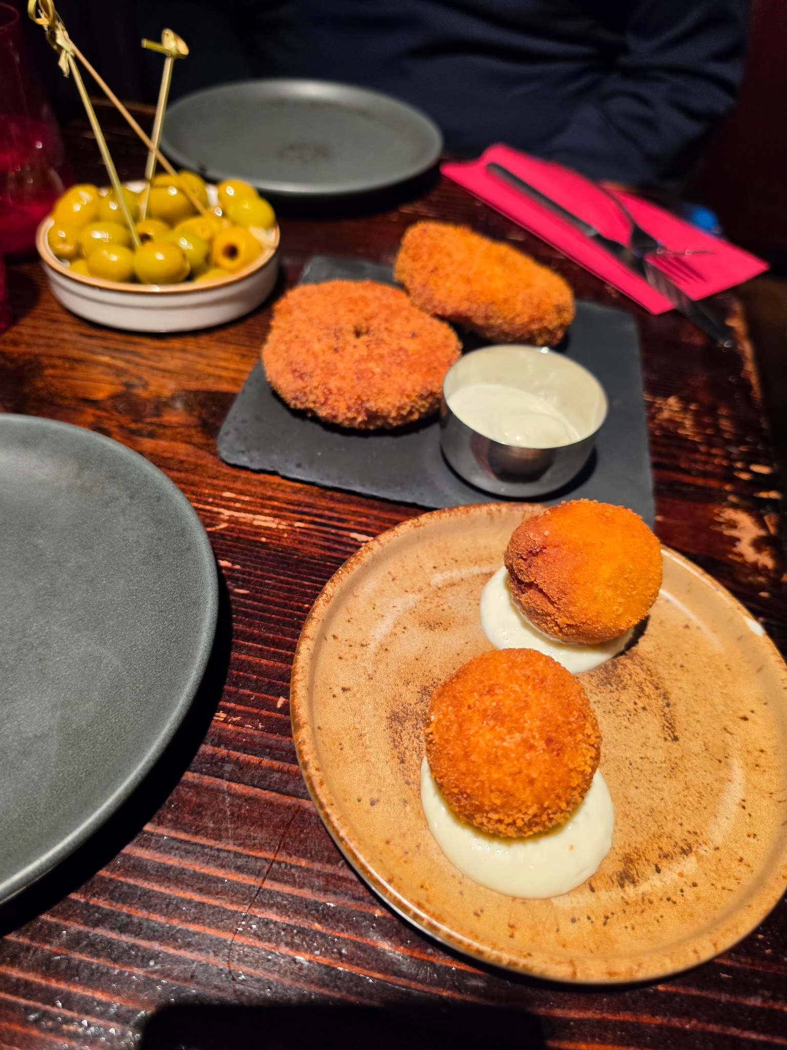 The “Chicken Donuts” were really interesting - they were minced chicken deep fried as a donut.  They were excellent! 