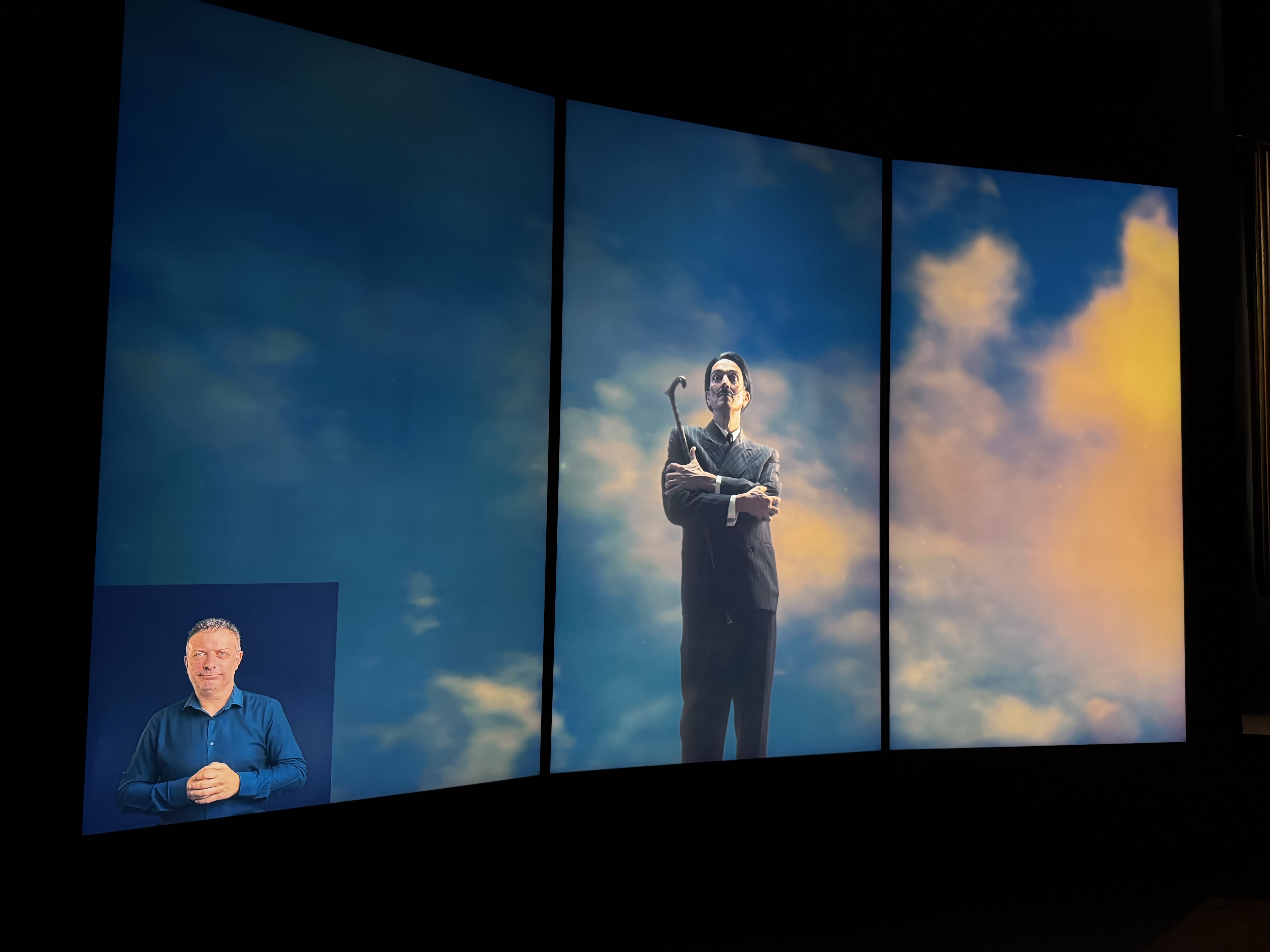 The video describing how Salvador Dali composed the painting was a great addition to the exhibit.