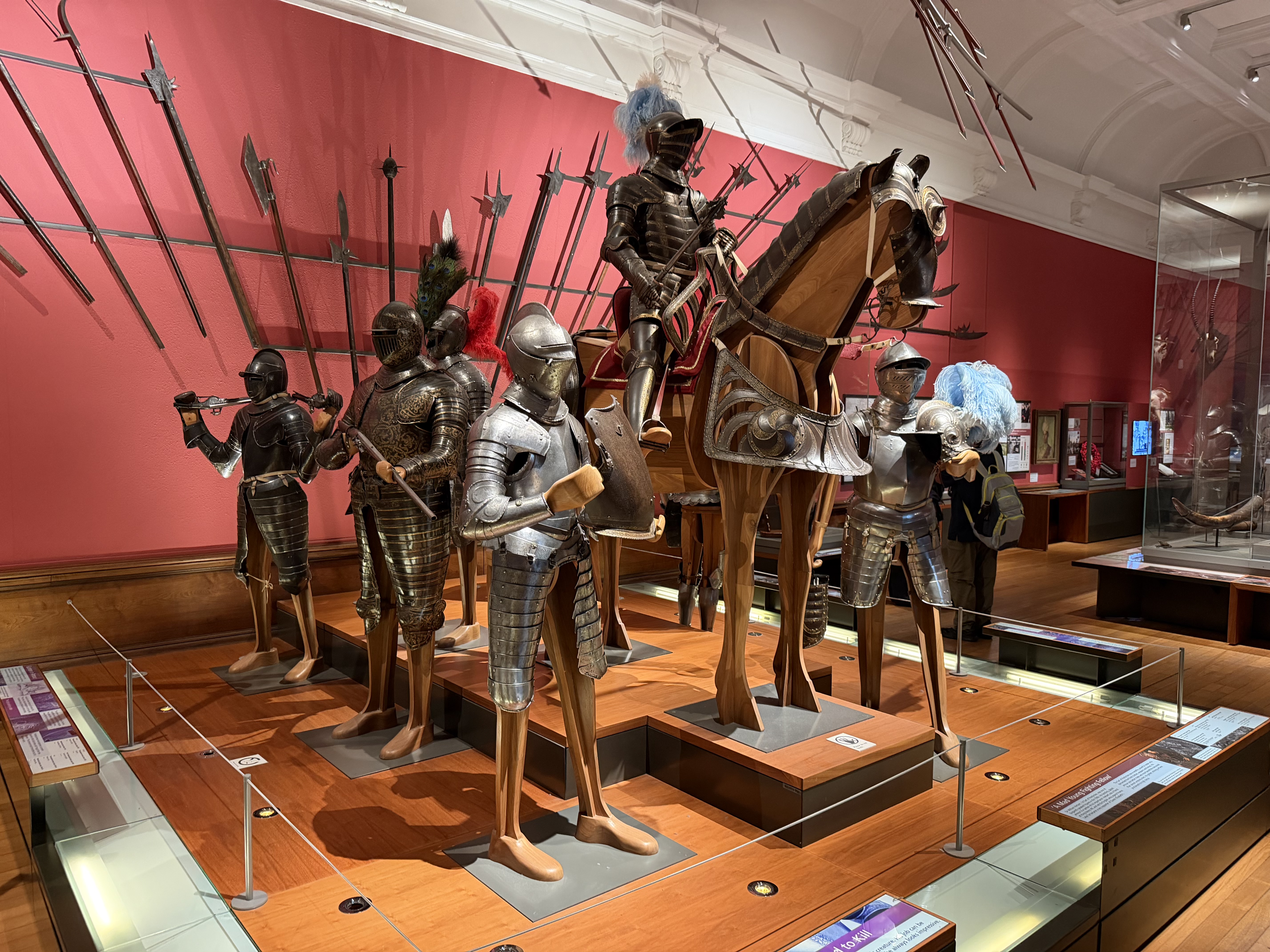 The craftsmanship on the armor - it was for royalty - was outstanding. 