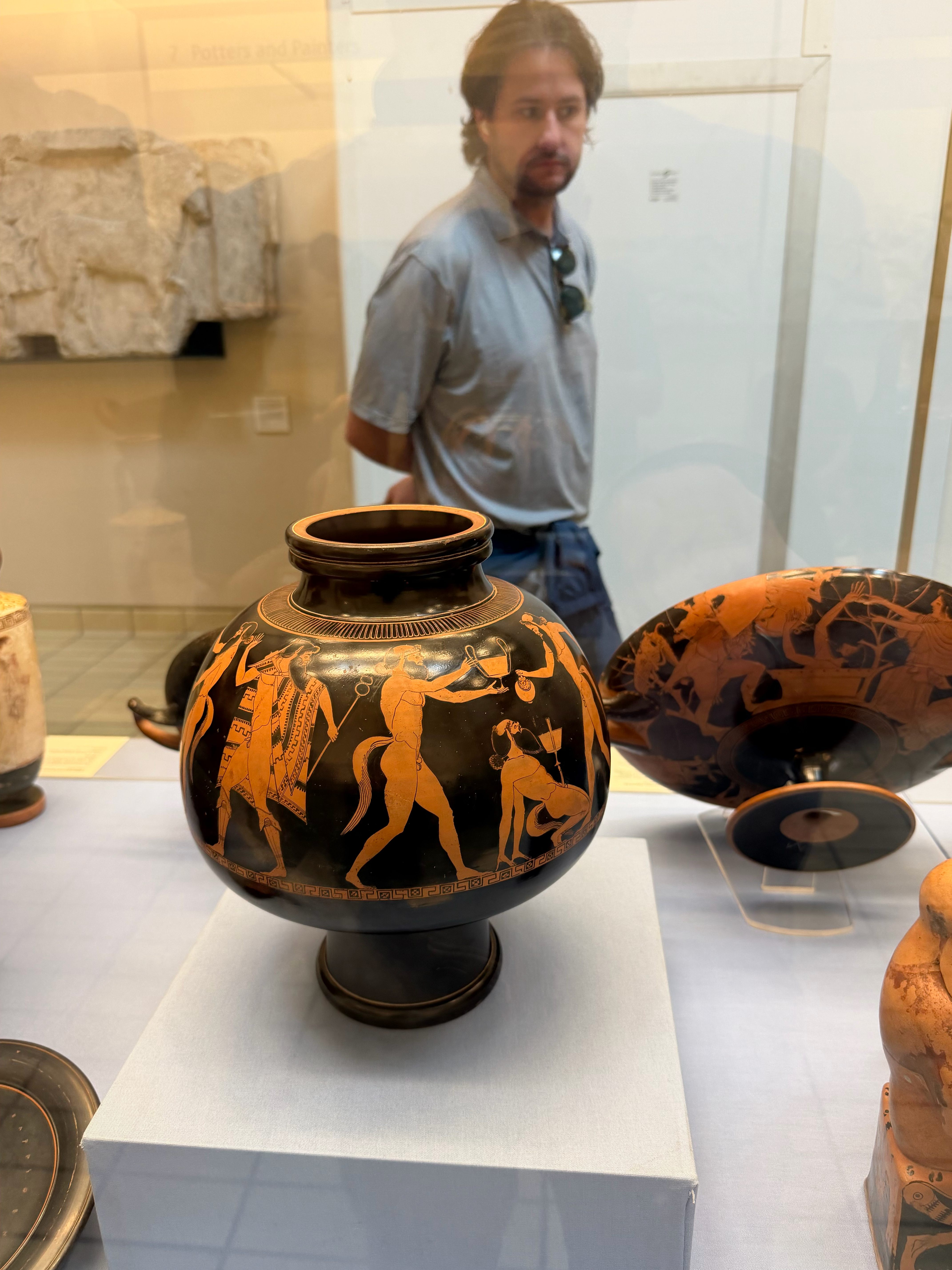 We enjoyed seeing the variety of artwork displaying the amazing artistry of the Ancient Greeks.