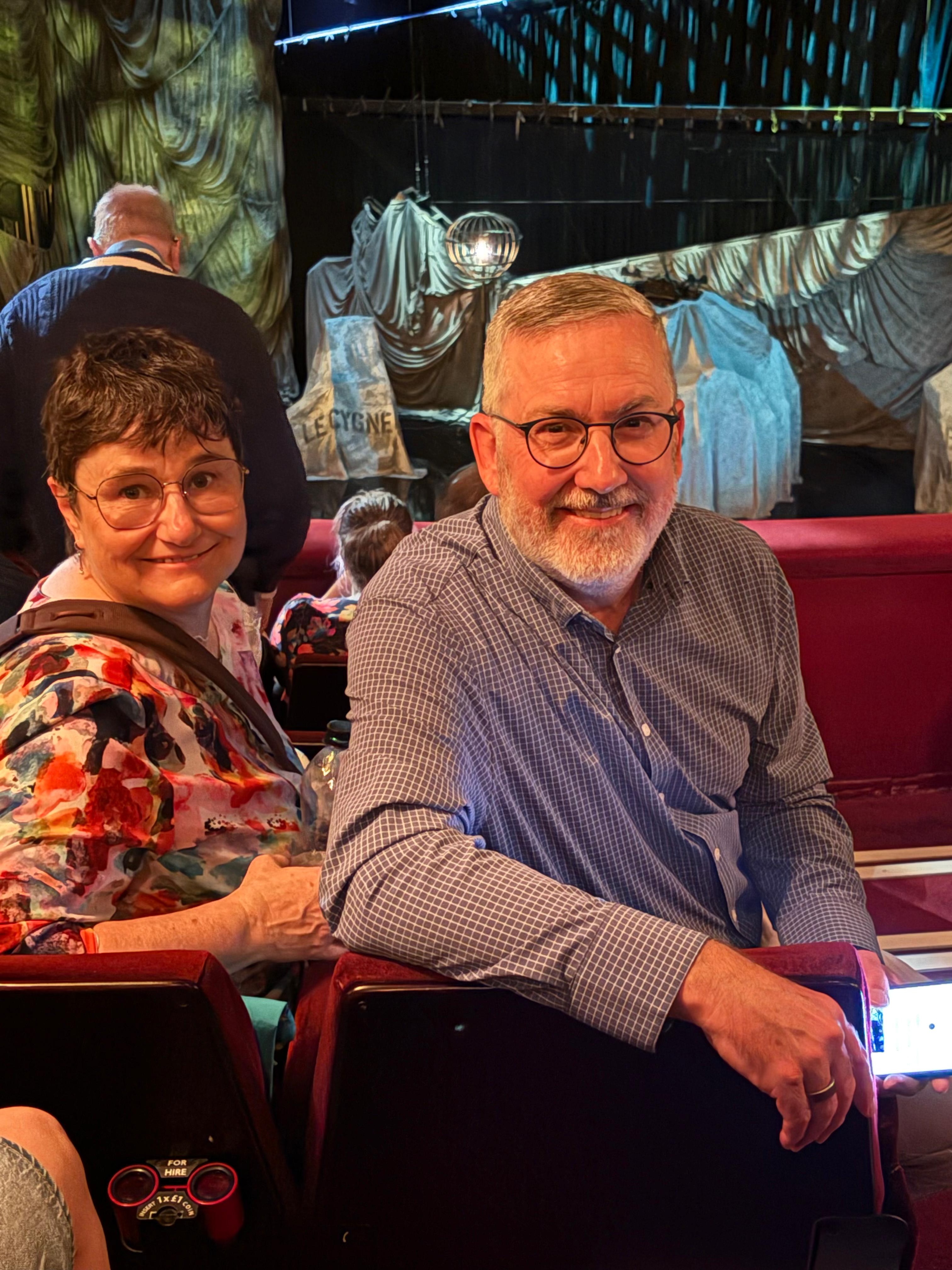 Getting ready to enjoy the show!