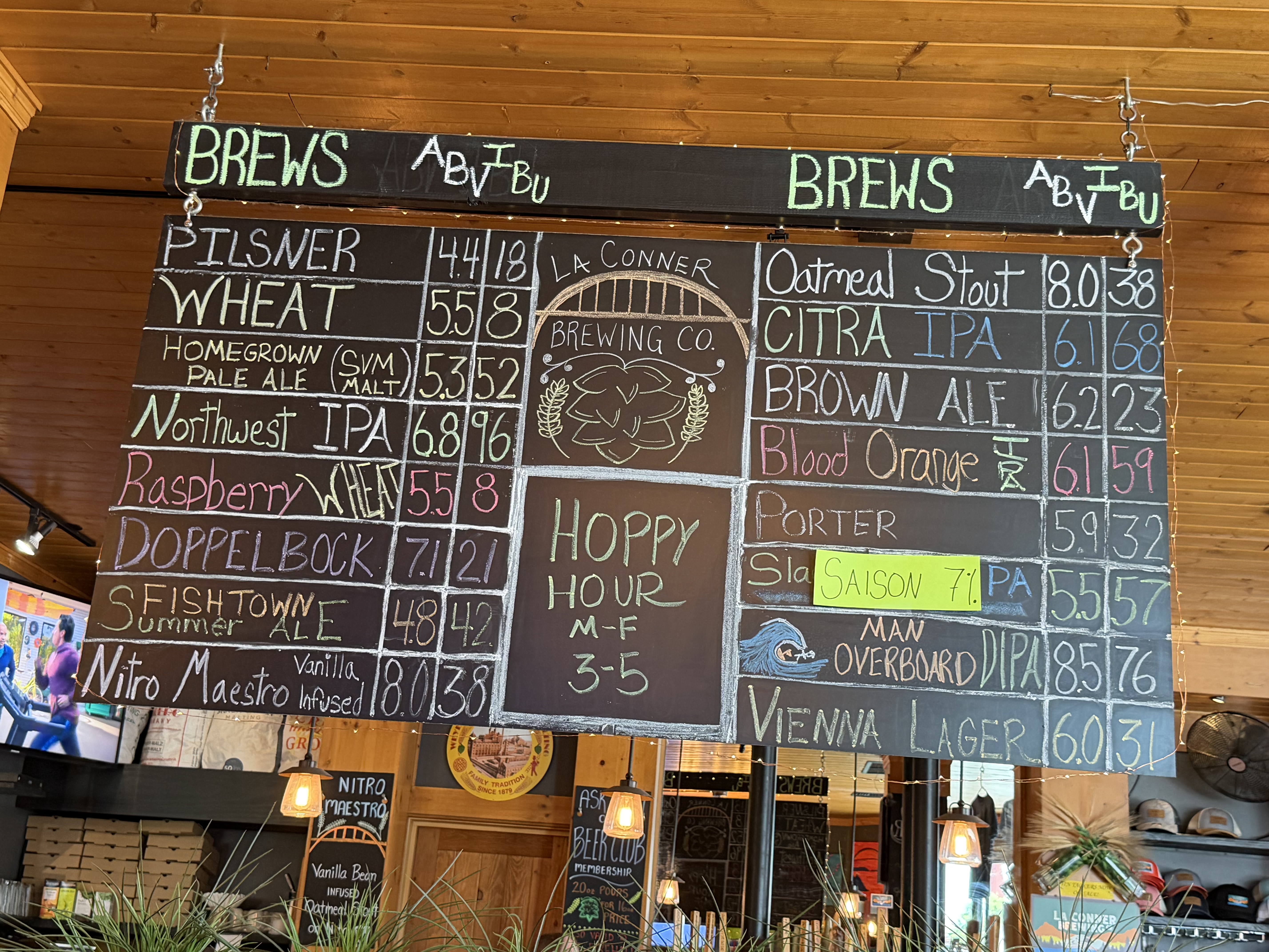 The beer list was good - we each enjoyed a pint and could have done a sampler if we wanted to.  