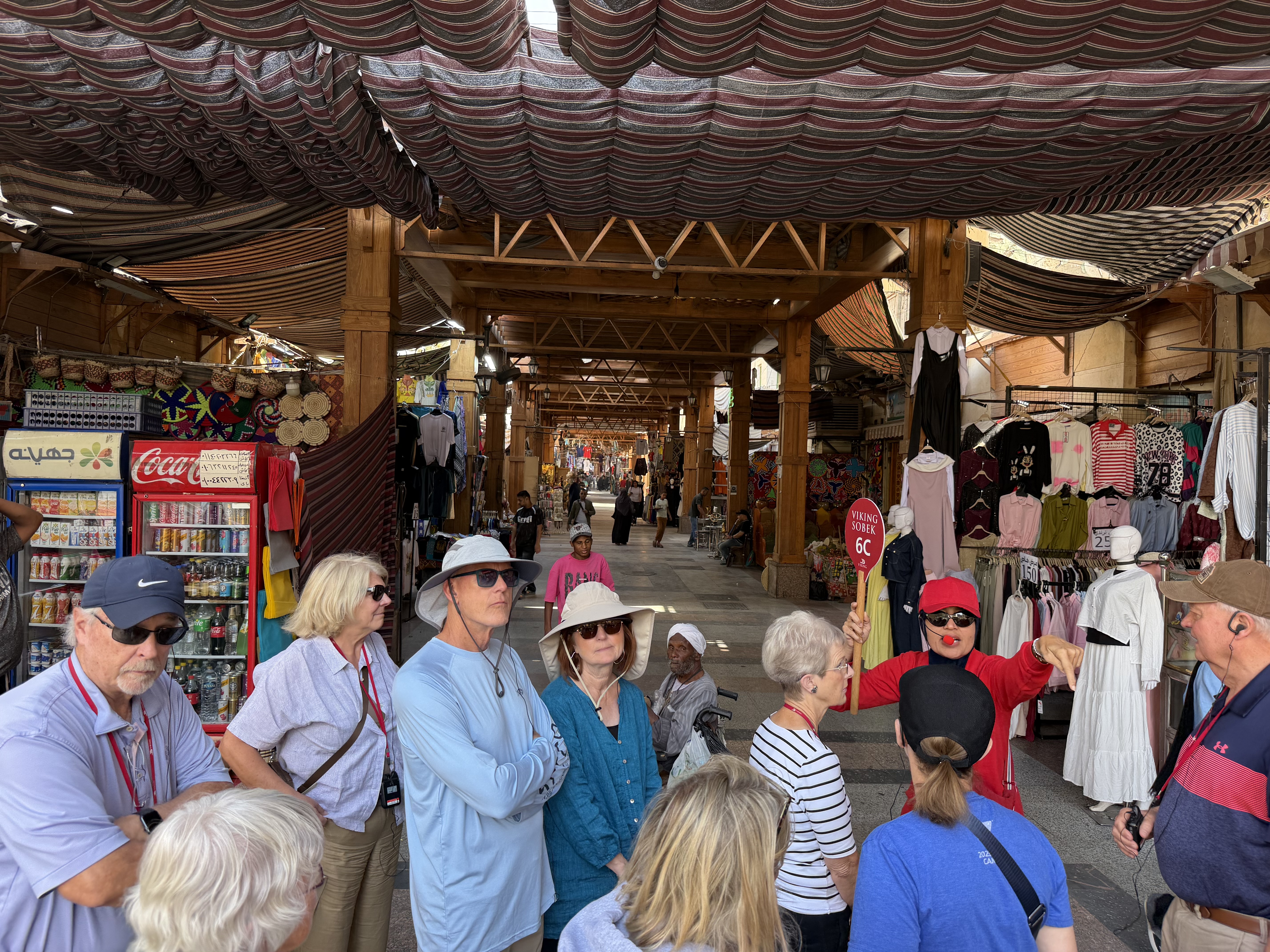 There were a lot of brightly colored fabrics in the marketplace which was reflective of the Nubian culture.  