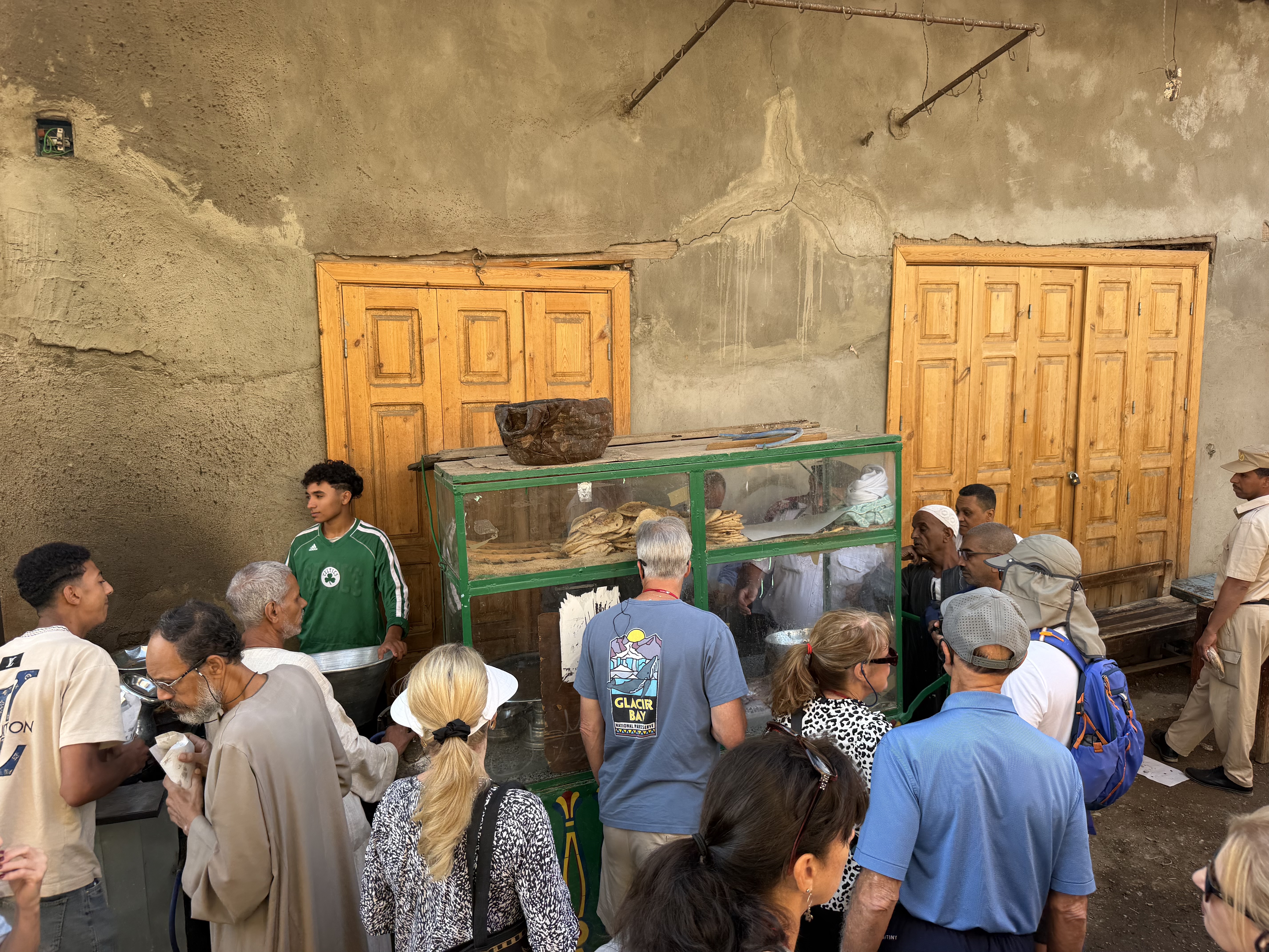 The bakery was doing significant business when we walked by on our walking tour.