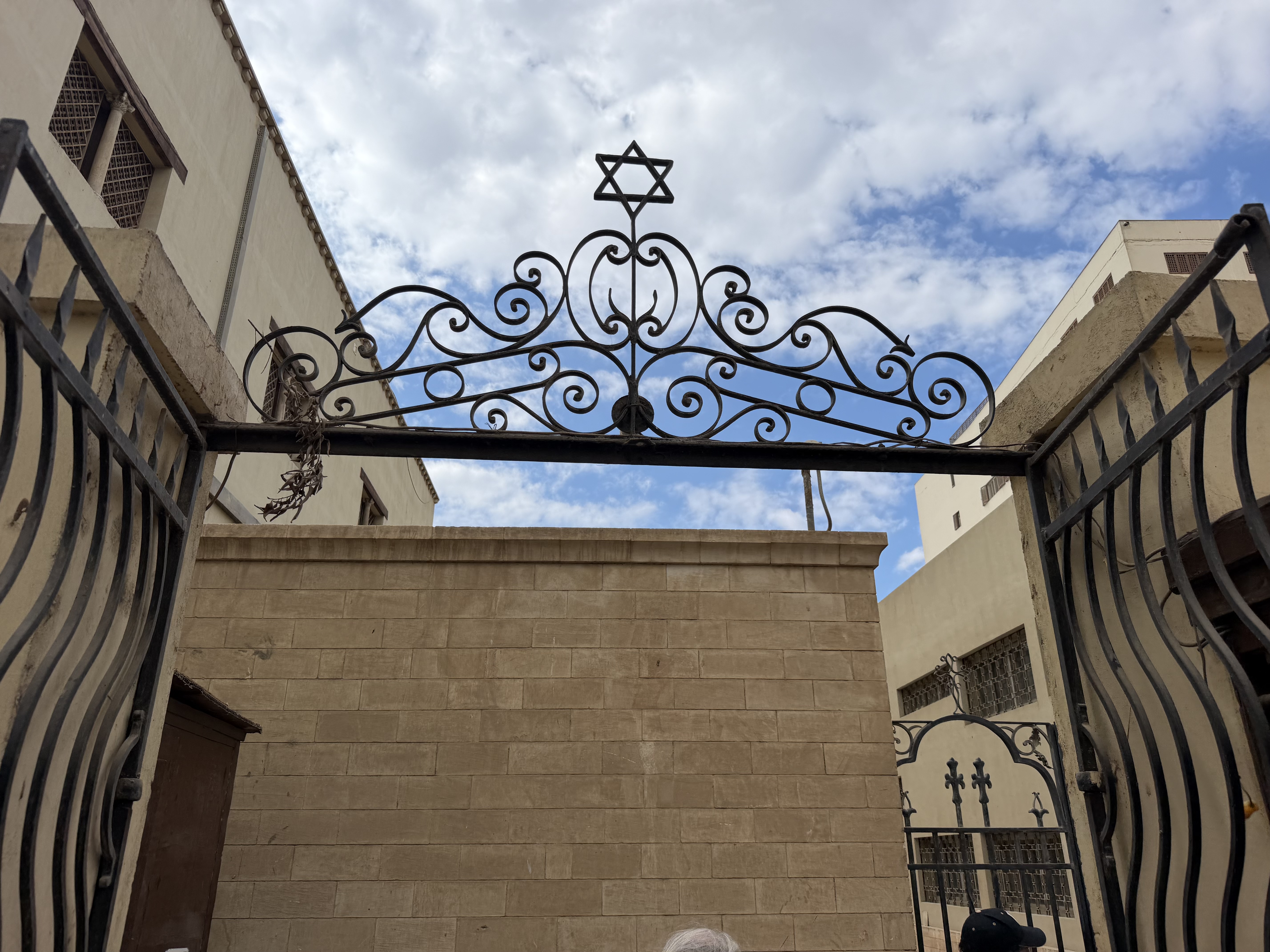 The Gate exiting the Synagogue area.