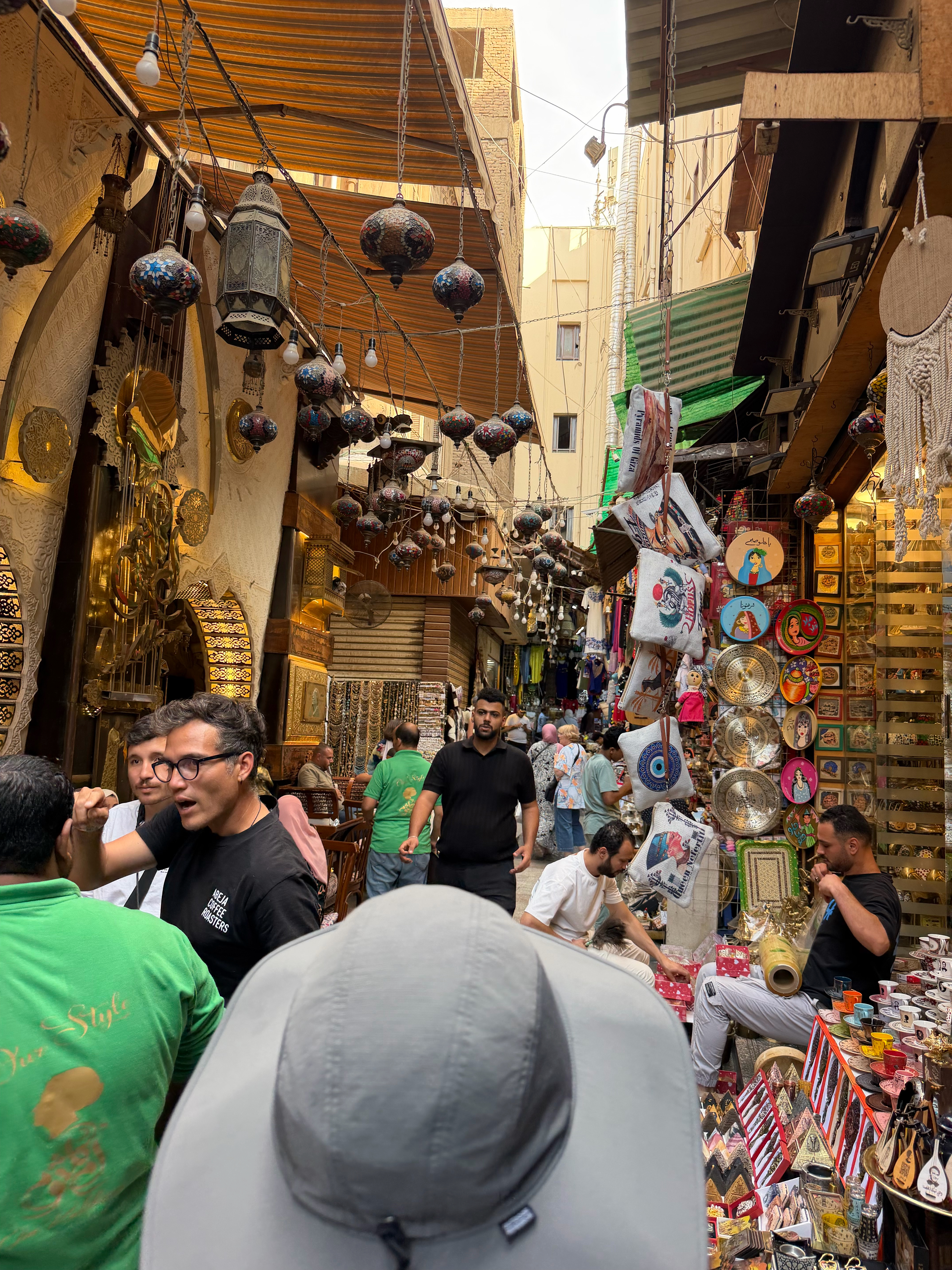 There were people everywhere ….