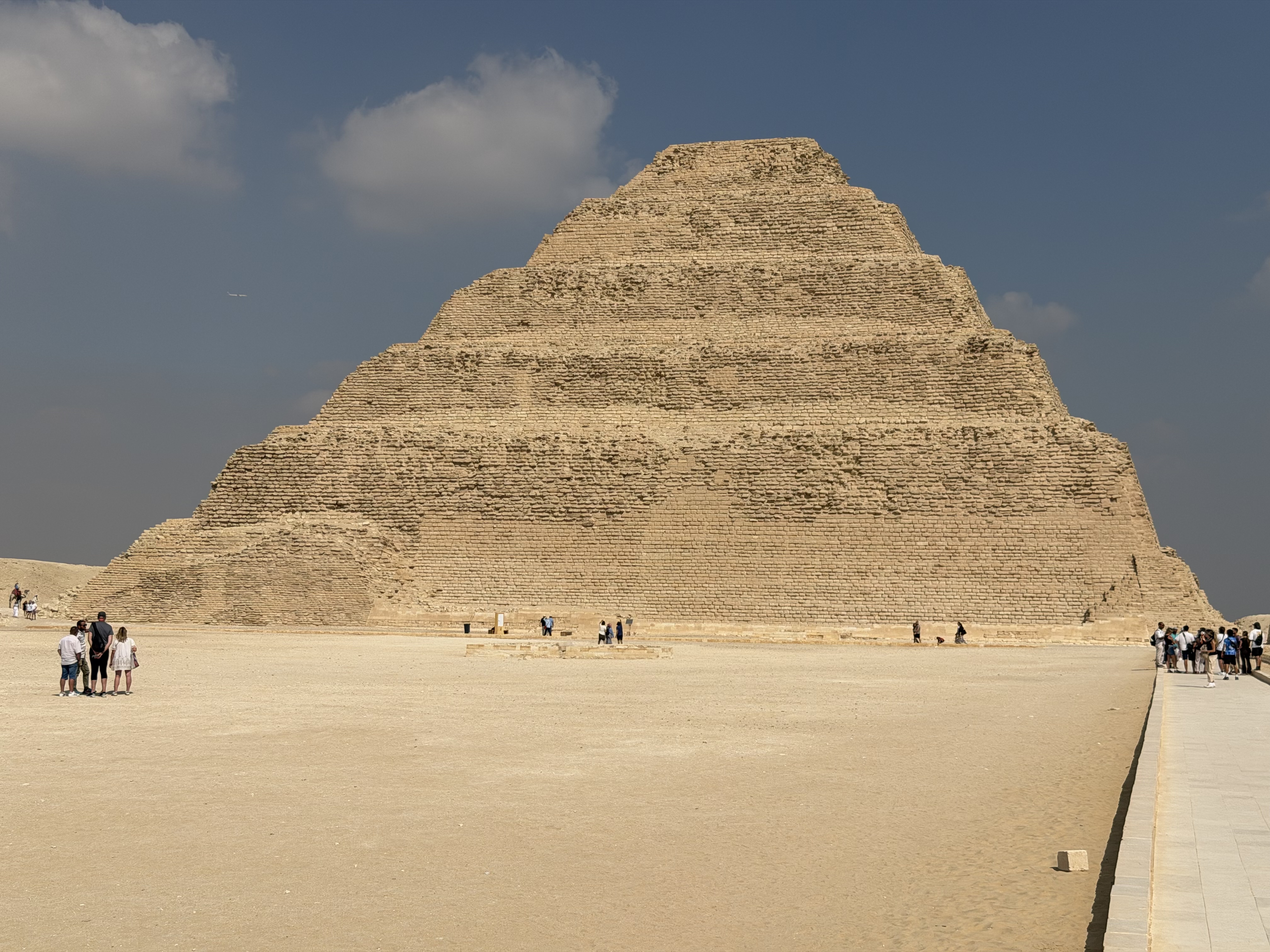 The stepped pyramid of Djoser. 