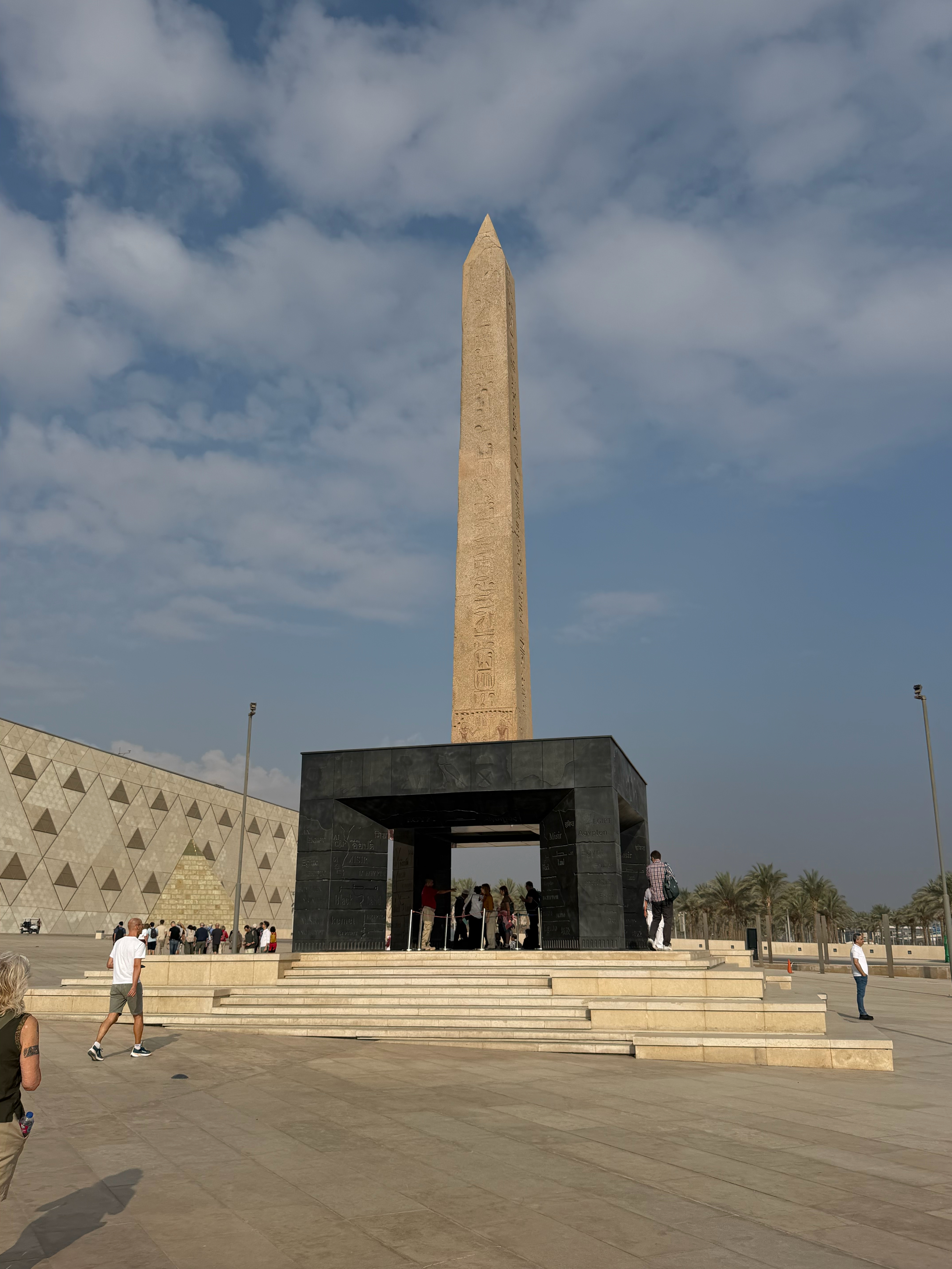 The Obelisk was built by Ramses II - and has an identical one located in downtown Cairo 