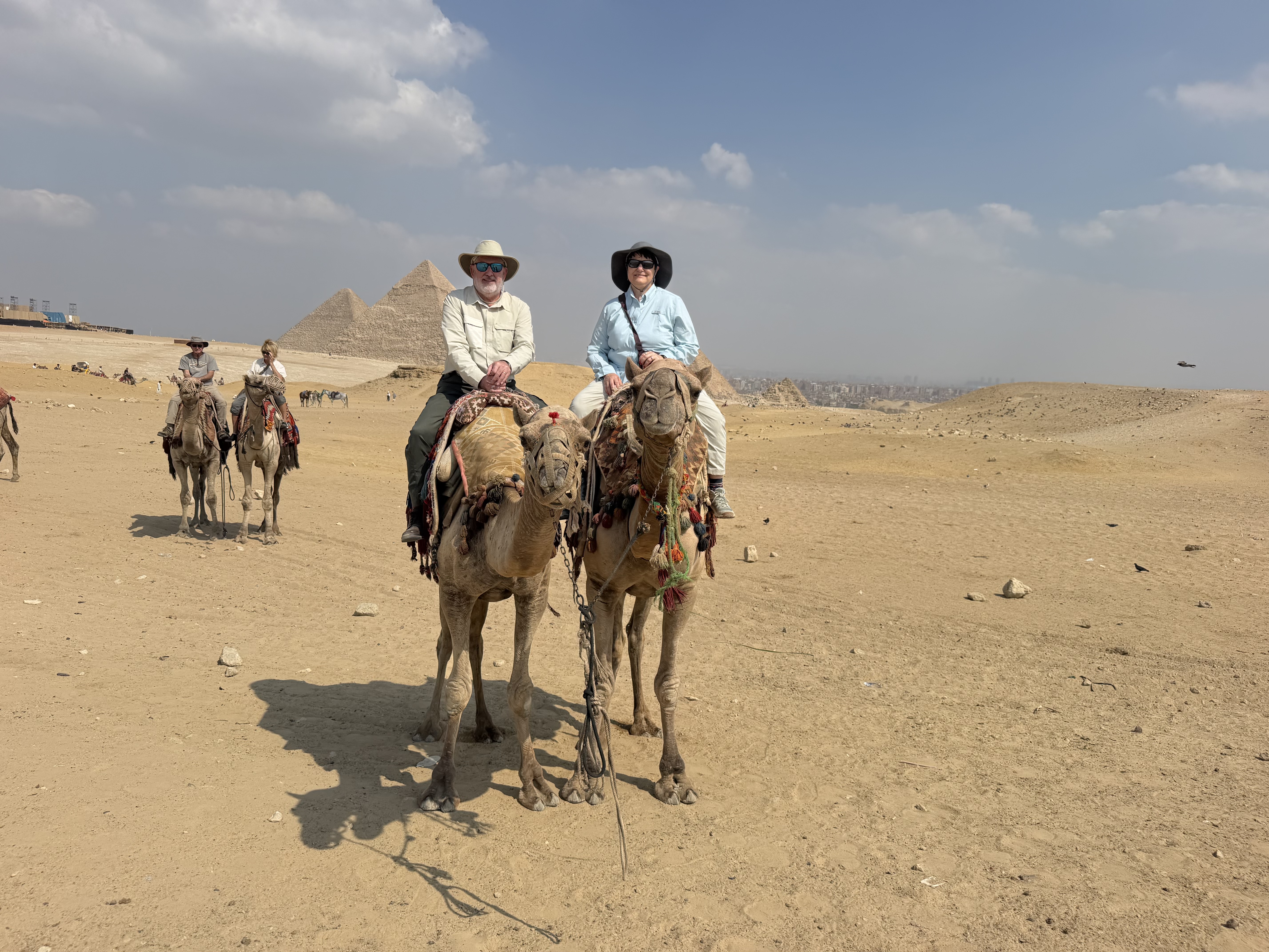 We enjoyed our brief camel ride! 