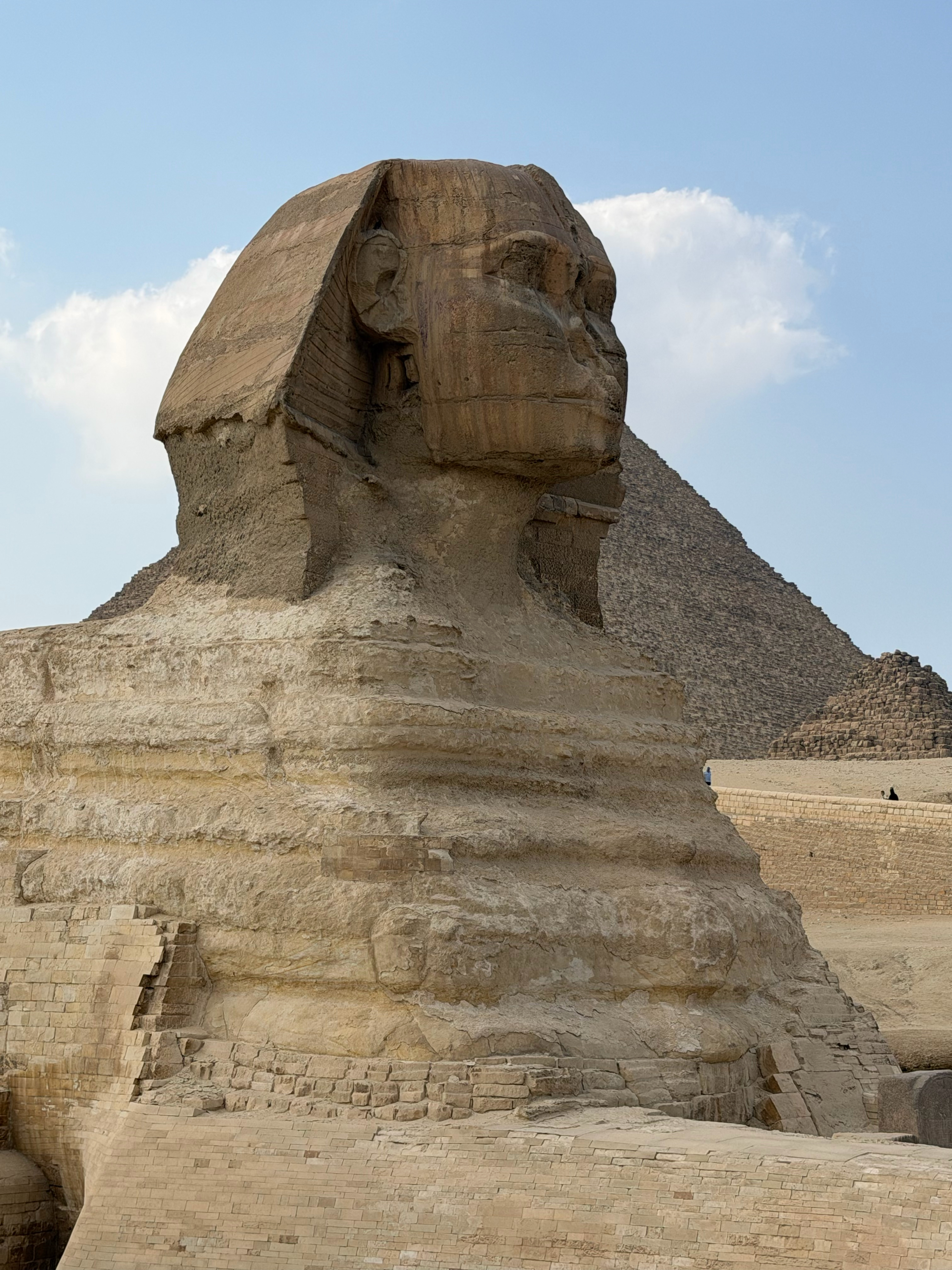 The Sphinx at the Giza Pyramids 